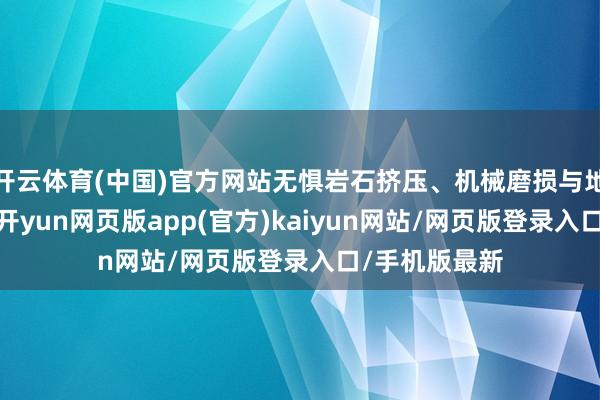 开云体育(中国)官方网站无惧岩石挤压、机械磨损与地下水的侵蚀-开yun网页版app(官方)kaiyun网站/网页版登录入口/手机版最新