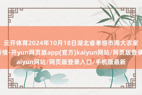 云开体育2024年10月18日湖北省孝感市南大农家具批发市集价钱行情-开yun网页版app(官方)kaiyun网站/网页版登录入口/手机版最新